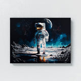 Astronaut Walking On The Moon 60 Wall Art