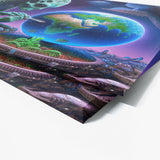Dmt Trippy Alien Creating Humans 16 Wall Art