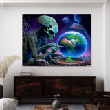 Dmt Trippy Alien Creating Humans 16 Wall Art