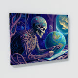 Dmt Trippy Alien Creating Humans 37 Wall Art