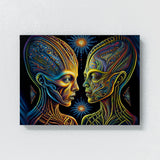 Dmt Trippy Aliens 105 Wall Art