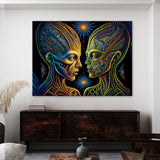 Dmt Trippy Aliens 105 Wall Art