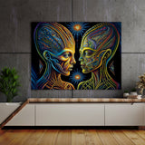 Dmt Trippy Aliens 105 Wall Art