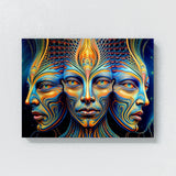 Dmt Trippy Aliens 109 Wall Art
