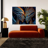Dmt Trippy Aliens 89 Wall Art