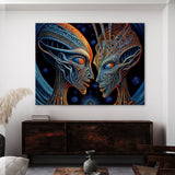 Dmt Trippy Aliens 89 Wall Art