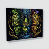 Dmt Trippy Aliens 92 Wall Art