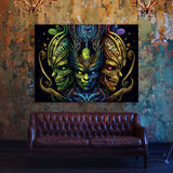 Dmt Trippy Aliens 92 Wall Art