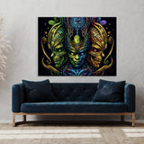 Dmt Trippy Aliens 92 Wall Art