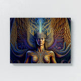Dmt Trippy Angel 48 Wall Art