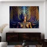 Dmt Trippy Angel 48 Wall Art