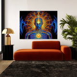 Dmt Trippy Celestial Aura 12 Wall Art