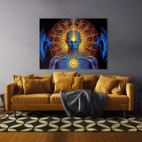 Dmt Trippy Celestial Aura 12 Wall Art