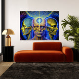 Dmt Trippy Celestial Aura 9 Wall Art
