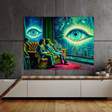 Dmt Trippy Couch Trip 49 Wall Art