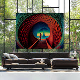 Dmt Trippy Entering Dmt Tunnel 65 Wall Art