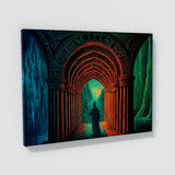 Dmt Trippy Entering Dmt Tunnel 66 Wall Art