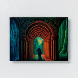 Dmt Trippy Entering Dmt Tunnel 66 Wall Art
