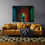 Dmt Trippy Entering Dmt Tunnel 66 Wall Art