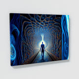 Dmt Trippy Entering Dmt Tunnel 74 Wall Art