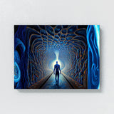 Dmt Trippy Entering Dmt Tunnel 74 Wall Art