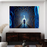 Dmt Trippy Entering Dmt Tunnel 74 Wall Art