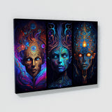 Dmt Trippy Entities 14 Wall Art