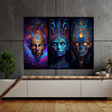 Dmt Trippy Entities 14 Wall Art