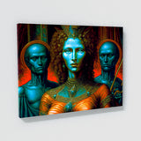 Dmt Trippy Entities 15 Wall Art