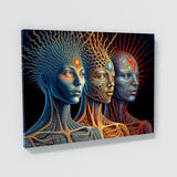 Dmt Trippy Entities 27 Wall Art