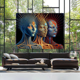 Dmt Trippy Entities 27 Wall Art