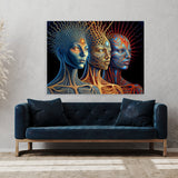 Dmt Trippy Entities 27 Wall Art