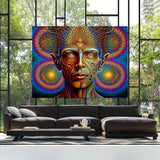 Dmt Trippy Entities 28 Wall Art