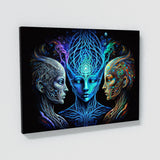 Dmt Trippy Entities 32 Wall Art
