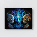 Dmt Trippy Entities 32 Wall Art