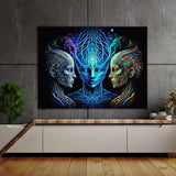 Dmt Trippy Entities 32 Wall Art