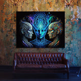 Dmt Trippy Entities 32 Wall Art