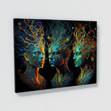 Dmt Trippy Entities 34 Wall Art