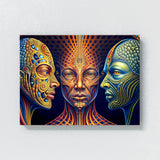 Dmt Trippy Entities 51 Wall Art
