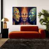 Dmt Trippy Entities 51 Wall Art