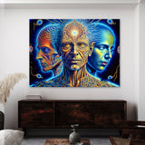 Dmt Trippy Entities 52 Wall Art
