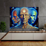Dmt Trippy Entities 52 Wall Art