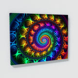 Dmt Trippy Fractal Spiral 7 Wall Art