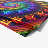 Dmt Trippy Fractal Spiral 7 Wall Art