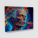Dmt Trippy Human Smoking Dmt 23 Wall Art
