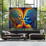 Dmt Trippy Love 101 Wall Art