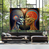 Dmt Trippy Love 96 Wall Art