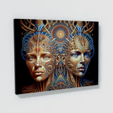 Dmt Trippy Mechanical Elves 90 Wall Art