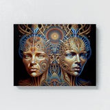 Dmt Trippy Mechanical Elves 90 Wall Art