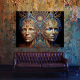 Dmt Trippy Mechanical Elves 90 Wall Art